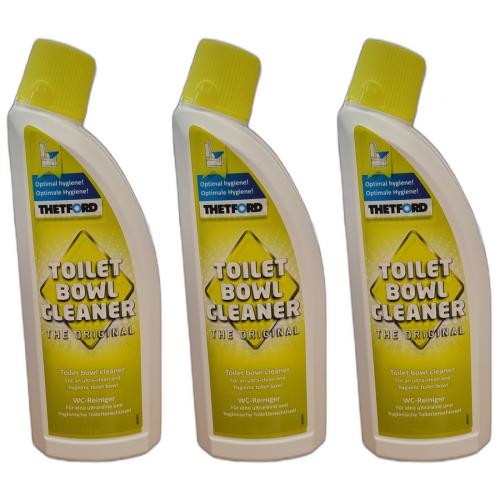 3 x Thetford Caravan Toiletten Reiniger Toilet Bowl Cleaner 750 ml