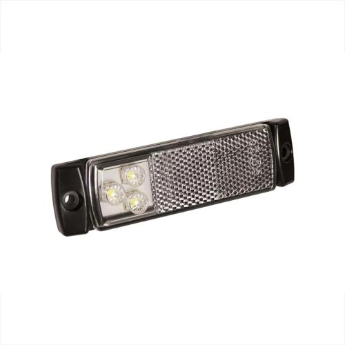 Positionsleuchte 12/24V wei 126x30mm LED