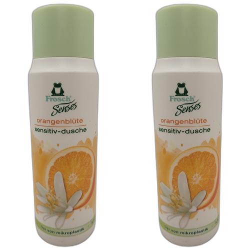 2 x Frosch Dusche Orangenblten 300ml Flasche Sensitiv-Dusche