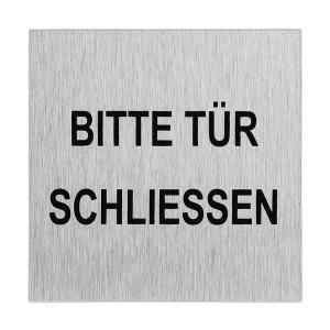 Aluminium Trschild 