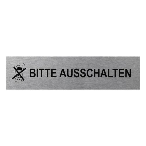 Aluminium Trschild 