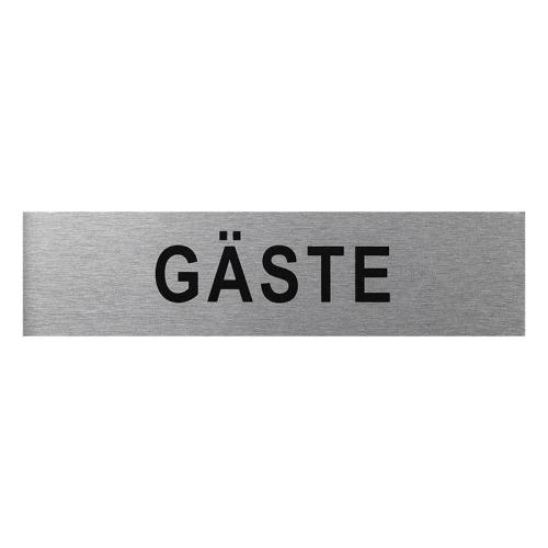 Aluminium Trschild 