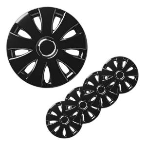 Radblenden-Set Aura schwarz 15 Zoll 4 Stck im Displaykarton