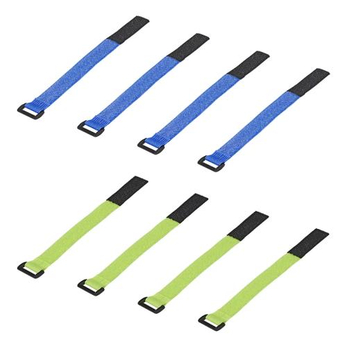 Klett-Kabelbinder - Set von 8 Stck