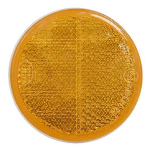 Reflektor orange 60mm selbstklebend