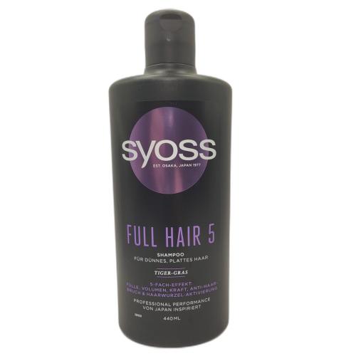 Syoss Shampoo Full Hair 5 440ml Flasche