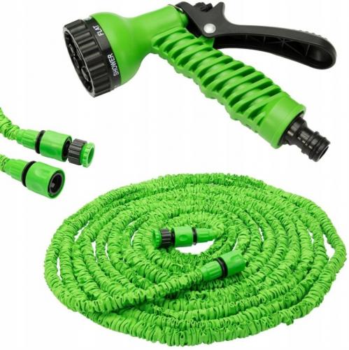 Ausziehbarer Gartenschlauch 20m - 60m x-Spritzpistole