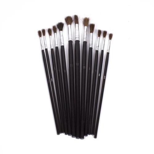 Benson Pinsel Set Paintbrush Set Kunst Malen Nylon 12 Stck