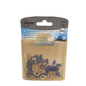Kabelschuh 50 Stck Ring / 2,5 => 6 blau