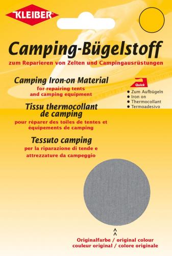 Camping-Bgelstoff grau