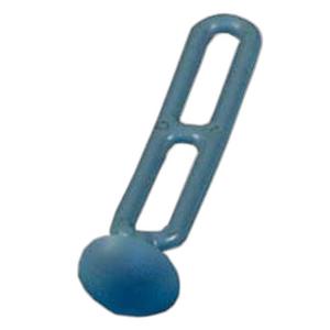 Nietkopf-Abspanner kurz, grau (5er-Pack)