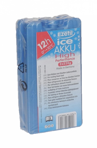 Kühl-Akku EZetil 2x 220 g Kunststoff Wiederverwendbar Kühlelement