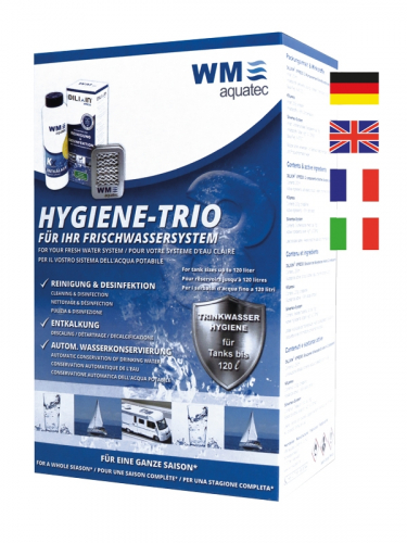 Hygiene-Trio fr Frischwassersysteme