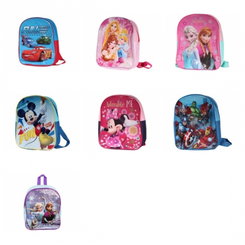 Cars Prinzess Frozen Mickey Maus Avengers Kinderrucksack 28cm