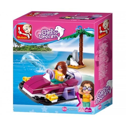 Sluban Girls Dream Mdchentraum Hovercraft 71 Teile M38-B0600A Bausteine Bausatz