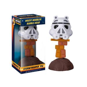 Wacky Wobbler Wackelkopf Stormtrooper Pig