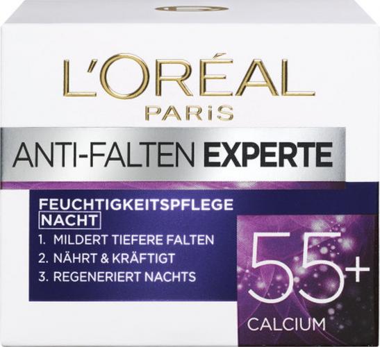 LOreal Paris Nachtcreme Anti-Falten-Experte 55+ Tiegel 50ml