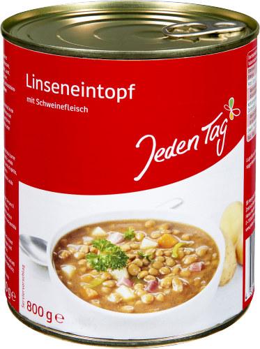 JedenTag Linseneintopf 800g Dose