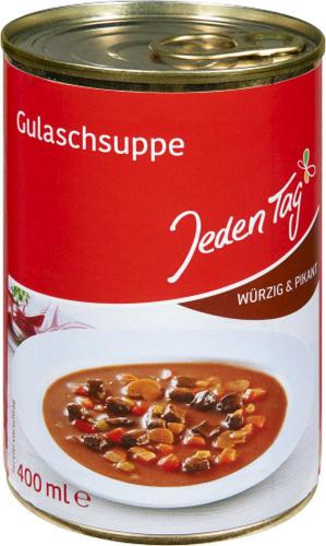 JedenTag Gulaschsuppe 400ml Dose