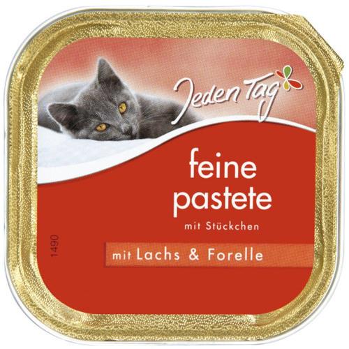 JedenTag Katzenfutter Lachs und Forelle 100g Schlchen