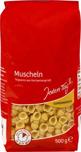 JedenTag Suppennudeln Muscheln 500g Beutel