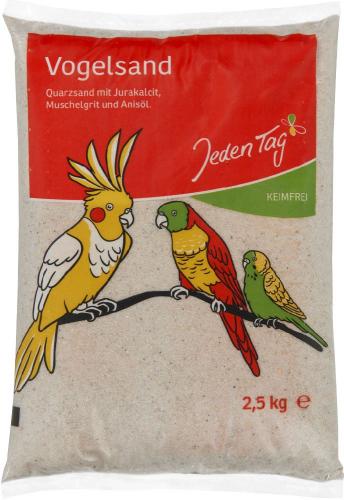 JedenTag Vogelsand 2,5kg Beutel