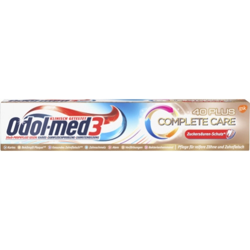 Odol Med3 Zahncreme Complete 40 Plus 75ml Tube
