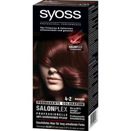 Syoss Color Haarfarbe 4-2 Mahagoni 115ml