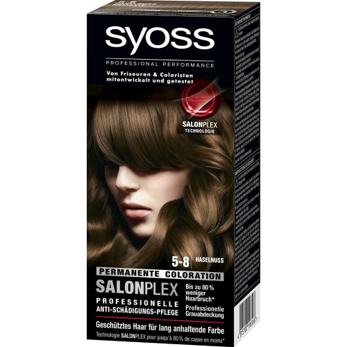 Syoss Haarfarbe Öl-Coloration Farbe: Haselnuss 5-8 115ml