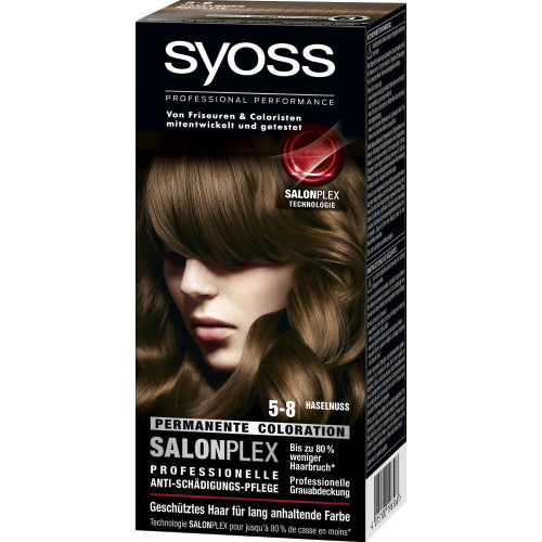 Syoss Haarfarbe l-Coloration Farbe: Haselnuss 5-8 115ml