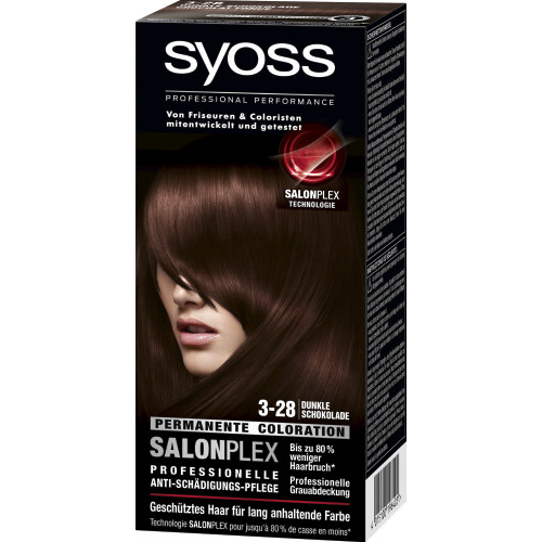Syoss Coloration 3-28 Dunkle Schokolade mit Salonplex 115ml