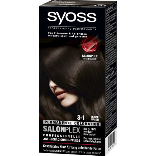 Syoss Color Haarfarbe 3-1 Dunkelbraun 115ml