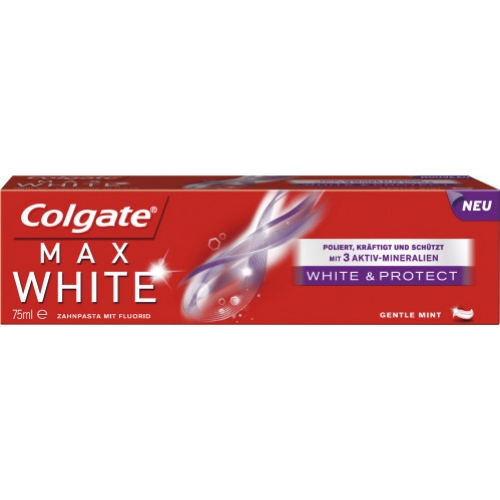 Colgate Zahncreme Max White White&Protect 75ml Tube