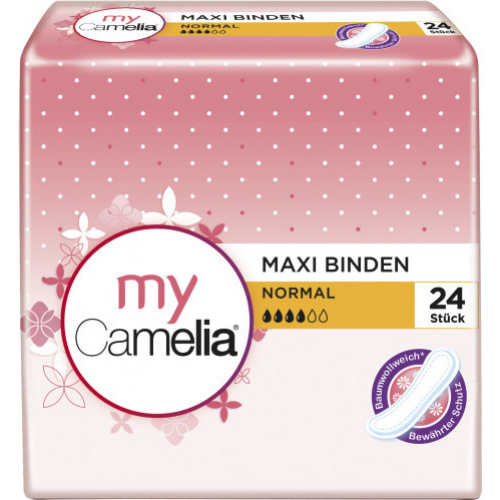 Camelia Maxi Binden Damenbinden Normal 24 Stück