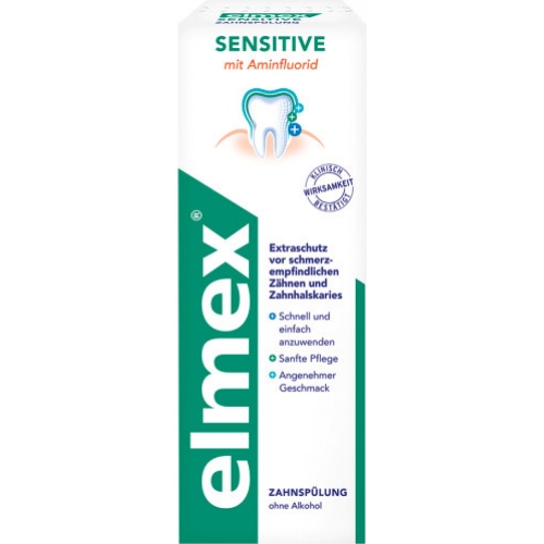 Elmex Zahnsplung Sensitive Flasche 400ml