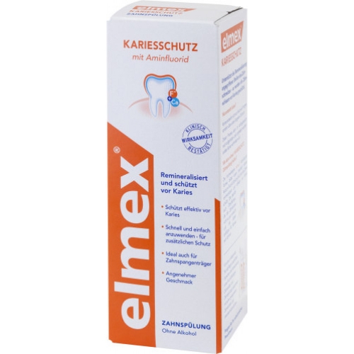 Elmex Zahnsplung Kariesschutz Flasche 400ml