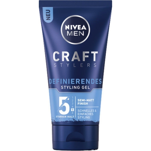 Nivea Men semi-matt-finish Styling Gel 150ml Tube