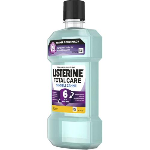 Listerine Total Care Sensible Zähne 600ml Flasche