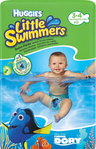 Huggies Swimmer Gre 3-4 Swim Pants Finding Dory Schwimmwindeln 12 Stck