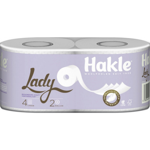 Hakle Lady 4-lagig 2 Rollen