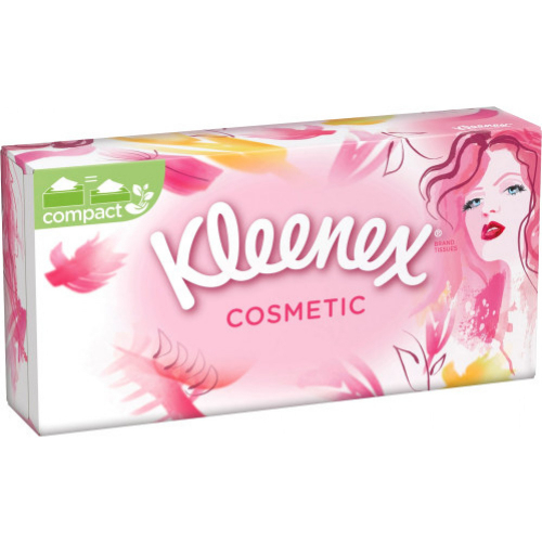 Kleenex Kosmetiktücher Box 3-lagig 80 Blatt