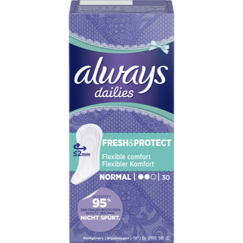 Always Slipeinlage Damenbinden Fresh Protect Normal 30 Stck