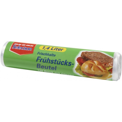 Selection Frhstcksbeutel 120 Stck 1,4 Liter Fassungsvermgen