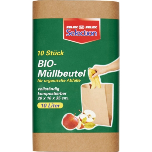 Selection Bio Mllbeutel Papier 10 Stck