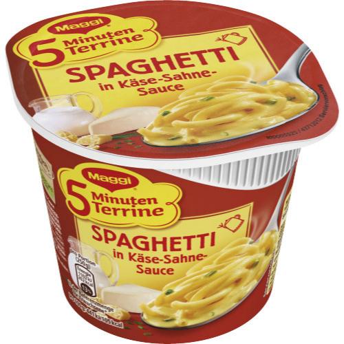 Maggi 5min Terrine Spaghetti Käse Sahne 62g Becher