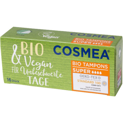 Cosmea Bio Tampons Super Vegan 16 Stck