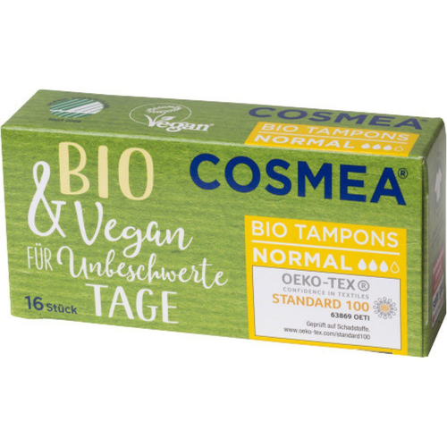 Cosmea Bio Tampon Normal Vegan 16 Stck