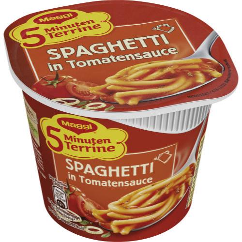 Maggi 5min Terrine Spaghetti Tomatensauce 60g Becher