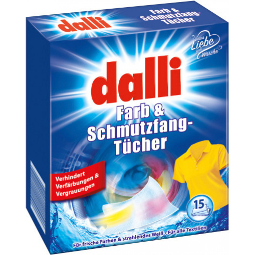 Dalli Farb & Schmutzfangtcher 15er verhindert Verfrbungen und Vergrauungen