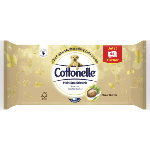 Cottonelle Feuchtes Toilettenpapier mit Shea Butter Toilettentcher 44 Tcher